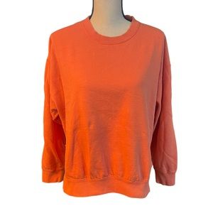 Urban Outfitters Orange Pullover w/ Slits
